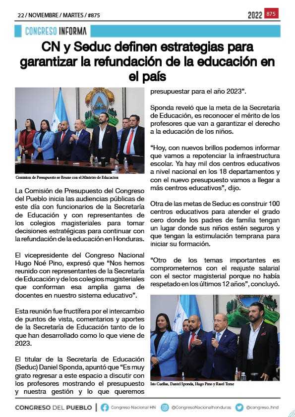 Socialización Presupuesto 2023: Gremios Magisteriales 